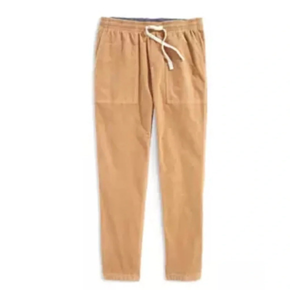 Vineyard Vines pull on corduroy Jetty lightweight pull on tan brown men’s medium - Picture 1 of 8